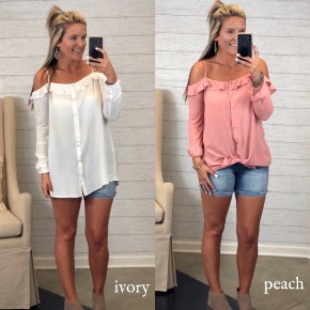 Cold Shoulder Andree Blouse